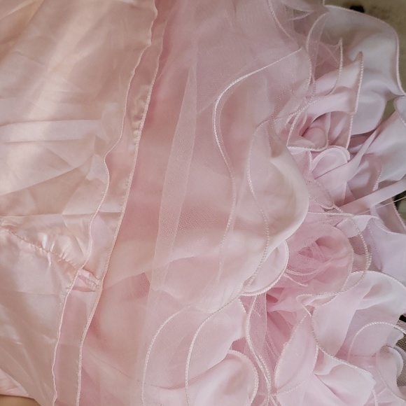 NWT Strapless Corset back pale pink Prom Dress S - Picture 15 of 15
